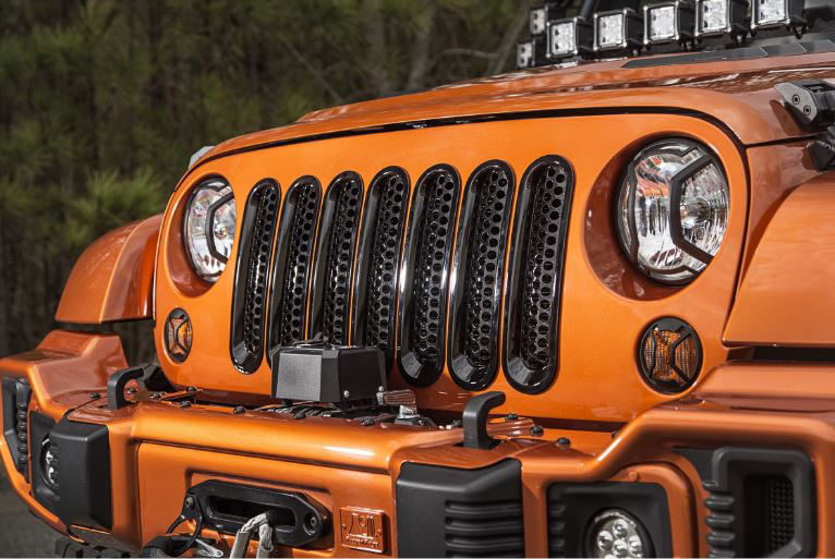 Rugged Ridge (): Mesh Black Grille Inserts for '07-'17 Jeep Wrangler  – Total Truck Centers News