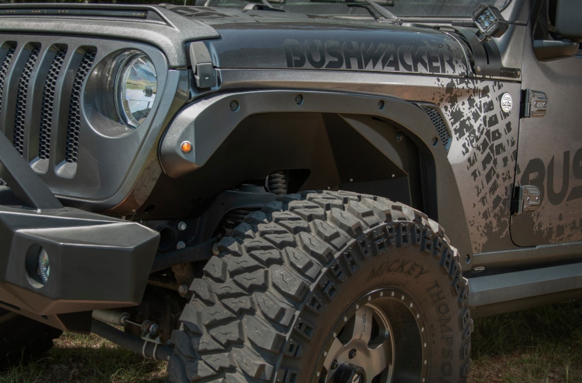 Bushwacker (14096): Trail Armor® Fender Flare Delete Kit for Jeep Wrangler  JL – Total Truck Centers News