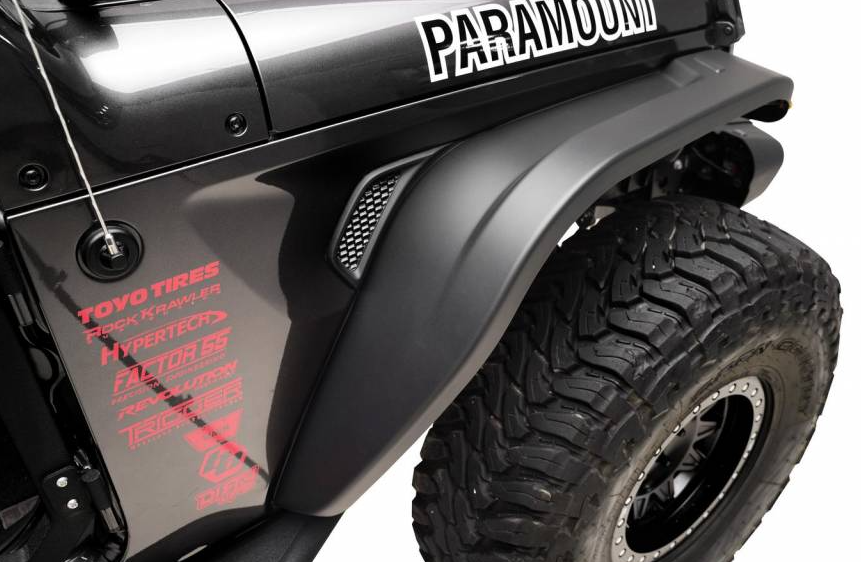 Paramount Automotive: Hydro Series Fender Flares for Jeep Wrangler JK and  JL – Total Truck Centers News