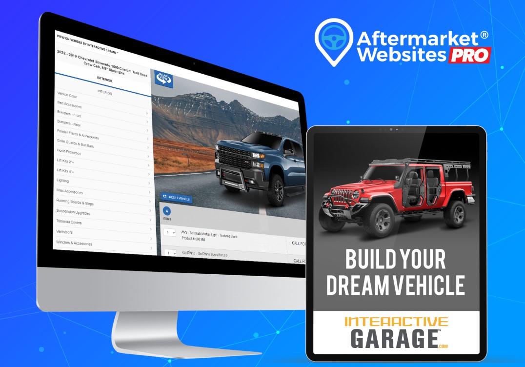 View on Vehicle Now Available on Aftermarket Websites® PRO!