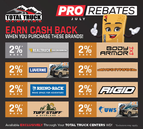 PRO Rebates: July Featured Brands