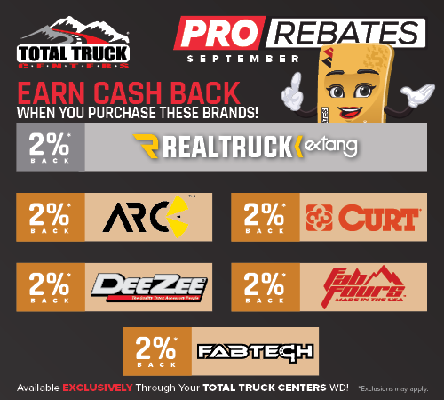 PRO Rebates: September 2024 Featured Brands