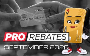 PRO Rebates: September 2026 Featured Brands